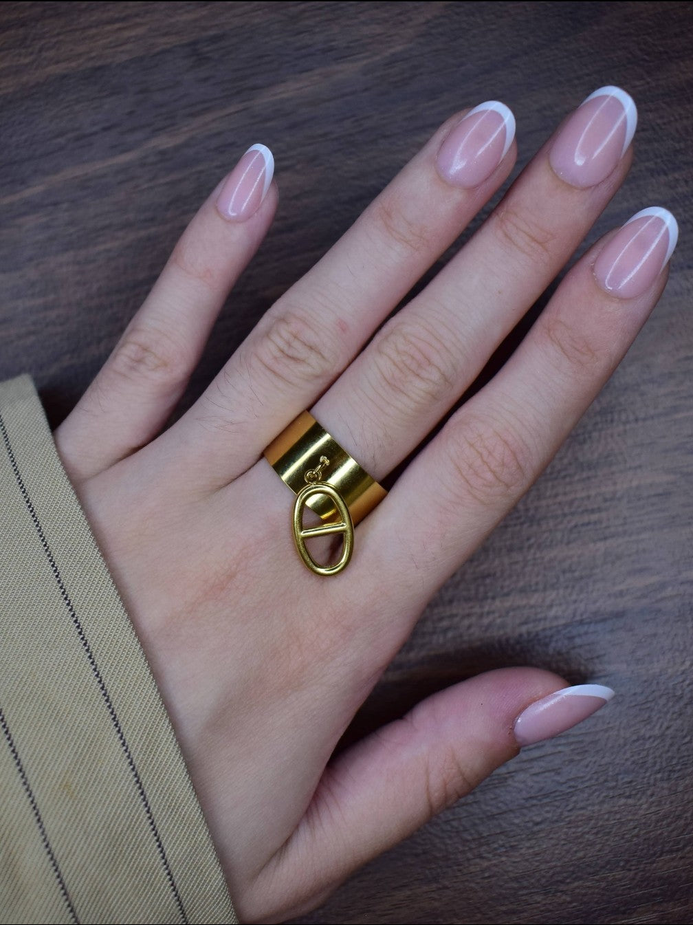 Bague Large Marine