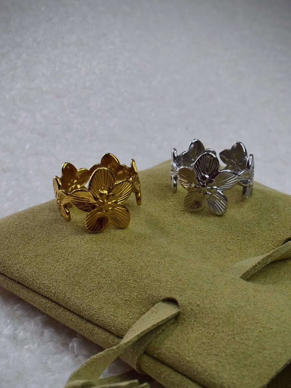 Bague Ajustable Flora