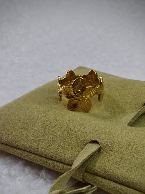 Bague Ajustable Flora