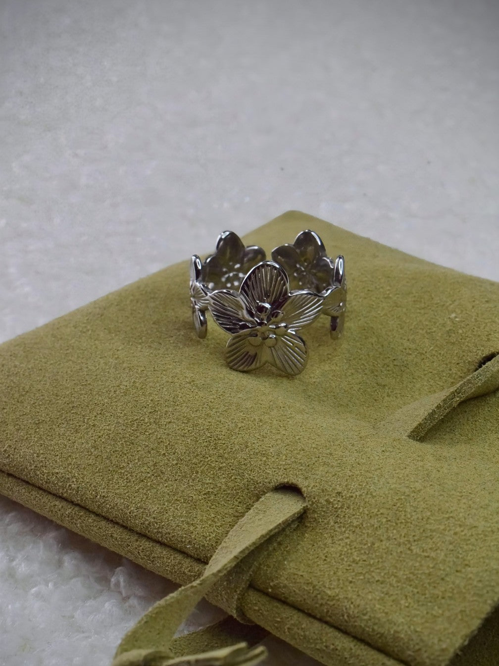 Bague Ajustable Flora